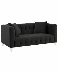 TOV Furniture Bea Velvet Loveseat Home Sofas & Sectionals