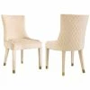 TOV Furniture Set Of 2 Diamond Dining Chairs Home Dining Chairs & Stools
