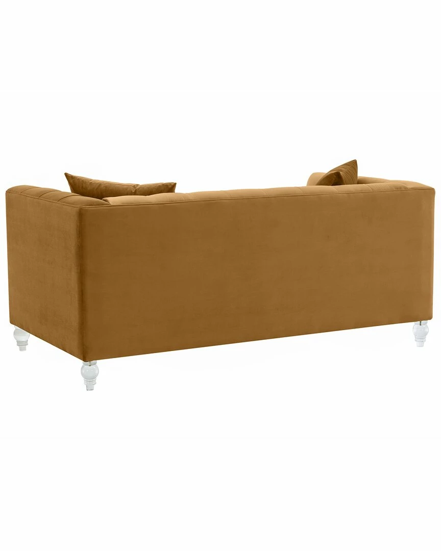 TOV Bea Velvet Loveseat Home Sofas & Sectionals 3 TOV Bea Velvet Loveseat Home Sofas & Sectionals - Image 3
