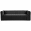TOV Norah Black Velvet Sofa Home Sofas & Sectionals