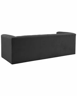 TOV Norah Black Velvet Sofa Home Sofas & Sectionals -TOV Shop 3050018939 RLLZ 3