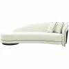 TOV Carla Cream Velvet Sofa Home Sofas & Sectionals