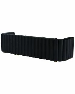 TOV Callie Black Right Velvet Sectional Home Sofas & Sectionals -TOV Shop 3050018956 RLLZ 3