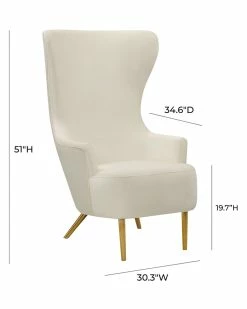 TOV Julia Wingback Chair Home Accent Chairs -TOV Shop 3050029553 RLLZ 5