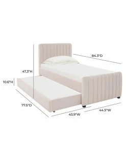 TOV Furniture Angela Twin Trundle Home Beds & Headboards -TOV Shop 3050034044 RLLZ 3