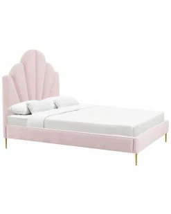 TOV Bianca Velvet Bed Home Beds & Headboards -TOV Shop 3050041118 RLLZ 4
