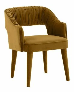 TOV Furniture Zora Velvet Dining Chair Home Dining Chairs & Stools