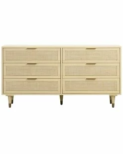 TOV Sierra Buttermilk 6-Drawer Dresser Home Dressers & Armoires