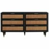 TOV Sierra Noir 6 Drawer Dresser Home Dressers & Armoires