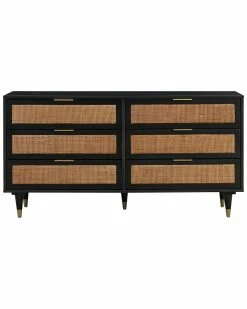 TOV Sierra Noir 6 Drawer Dresser Home Dressers & Armoires