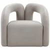 TOV Furniture Jenn Velvet Accent Chair Home Accent Chairs