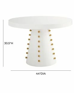 TOV Janice Lacquer Dinette Table Home Dining Tables -TOV Shop 3050065519 RLLZ 3