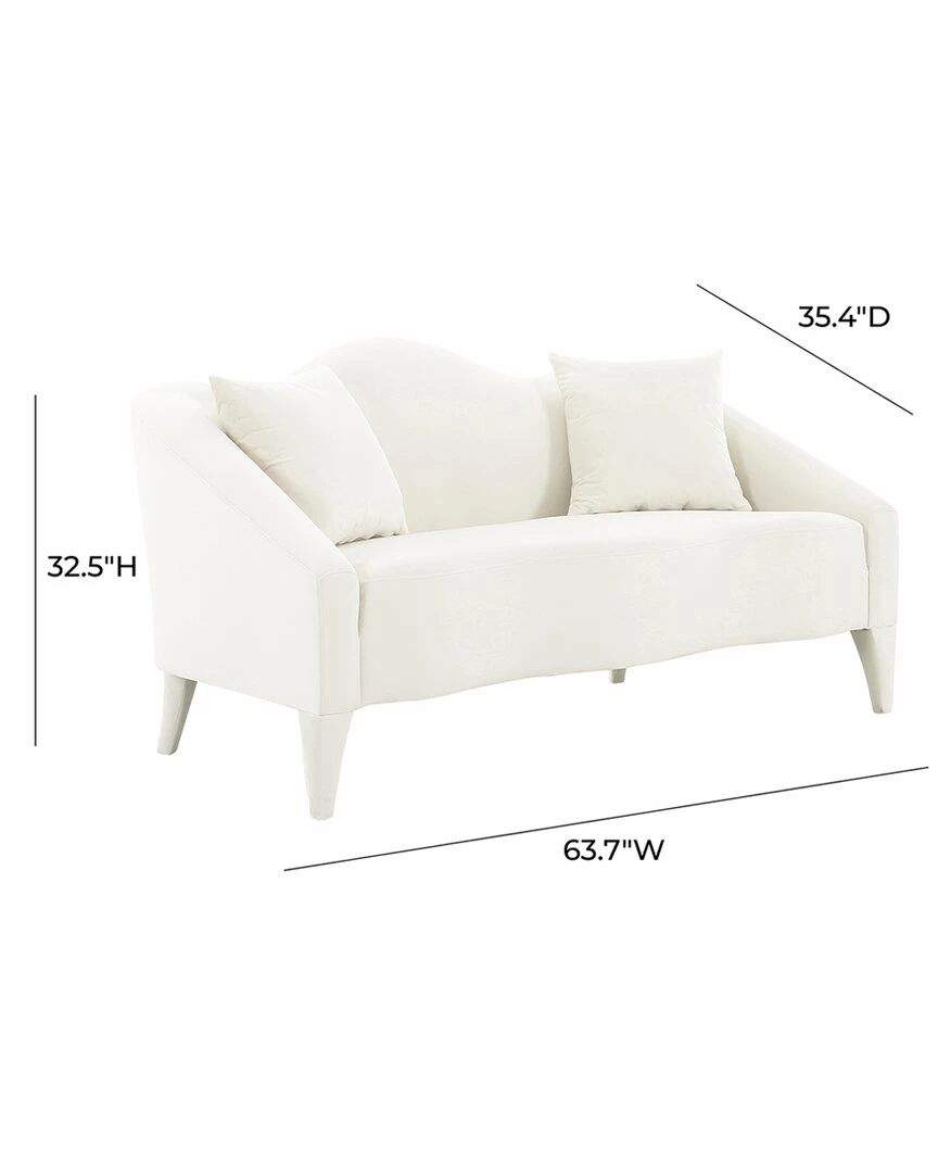 TOV Furniture Naya Velvet Loveseat Home Sofas & Sectionals 5 TOV Furniture Naya Velvet Loveseat Home Sofas & Sectionals - Image 5