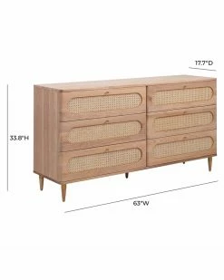TOV Furniture Carmen 6-Drawer Dresser Home Dressers & Armoires -TOV Shop 3050089300 RLLZ 4