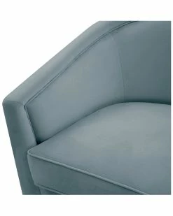 TOV Flapper Bluestone Swivel Chair Home Accent Chairs -TOV Shop 3050093052 RLLZ 5
