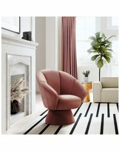 TOV Allora Salmon Accent Chair Home Accent Chairs -TOV Shop 3050093059 RLLZ 4