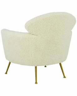 TOV Welsh Faux Shearling Chair Home Accent Chairs -TOV Shop 3050093081 RLLZ 3