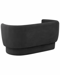 TOV Isabella Black Velvet Loveseat Home Sofas & Sectionals -TOV Shop 3050093092 RLLZ 3