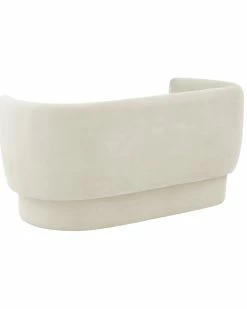 TOV Isabella Cream Velvet Loveseat Home Sofas & Sectionals -TOV Shop 3050093093 RLLZ 3