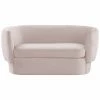 TOV Isabella Blush Velvet Loveseat Home Sofas & Sectionals