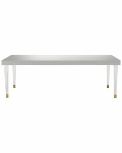 TOV Tabby Glossy Lacquer Dining Table Home Dining Tables