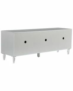 TOV Furniture Famke White Media Console Home TV Stands & Consoles -TOV Shop 3050093097 RLLZ 3