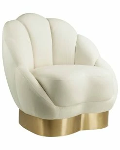 TOV Bloom Velvet Chair Home Accent Chairs