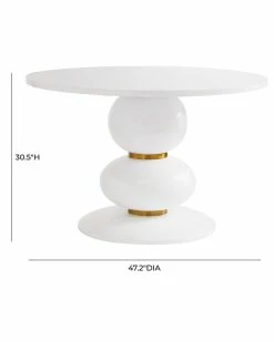TOV Furniture Arianna Round Dinette Table Home Dining Tables -TOV Shop 3050106758 RLLZ 3