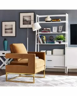 TOV Furniture Avery Velvet Chair Home Accent Chairs -TOV Shop 3050107527 RLLZ 2