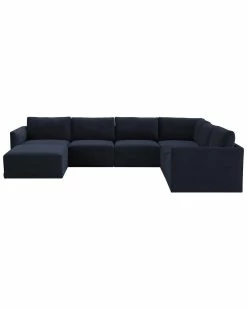 TOV Furniture Willow Large Modular Chaise Sectional Home Sofas & Sectionals -TOV Shop 3050111205 RLLZ 3