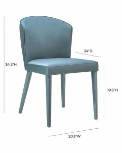 TOV Furniture Metropolitan Velvet Chair Home Accent Chairs -TOV Shop 3050131258 RLLZ 3
