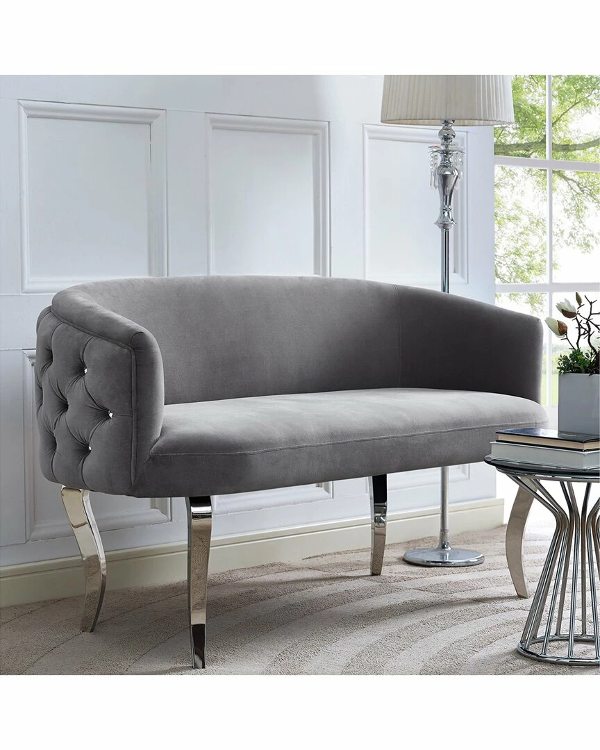 TOV Adina Velvet Loveseat Home Sofas & Sectionals 2 TOV Adina Velvet Loveseat Home Sofas & Sectionals - Image 2