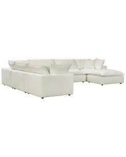 TOV Furniture Cali Large Modular Chaise Sectional Home Sofas & Sectionals