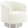 TOV Furniture Stella Velvet Swivel Chair Home Accent Chairs