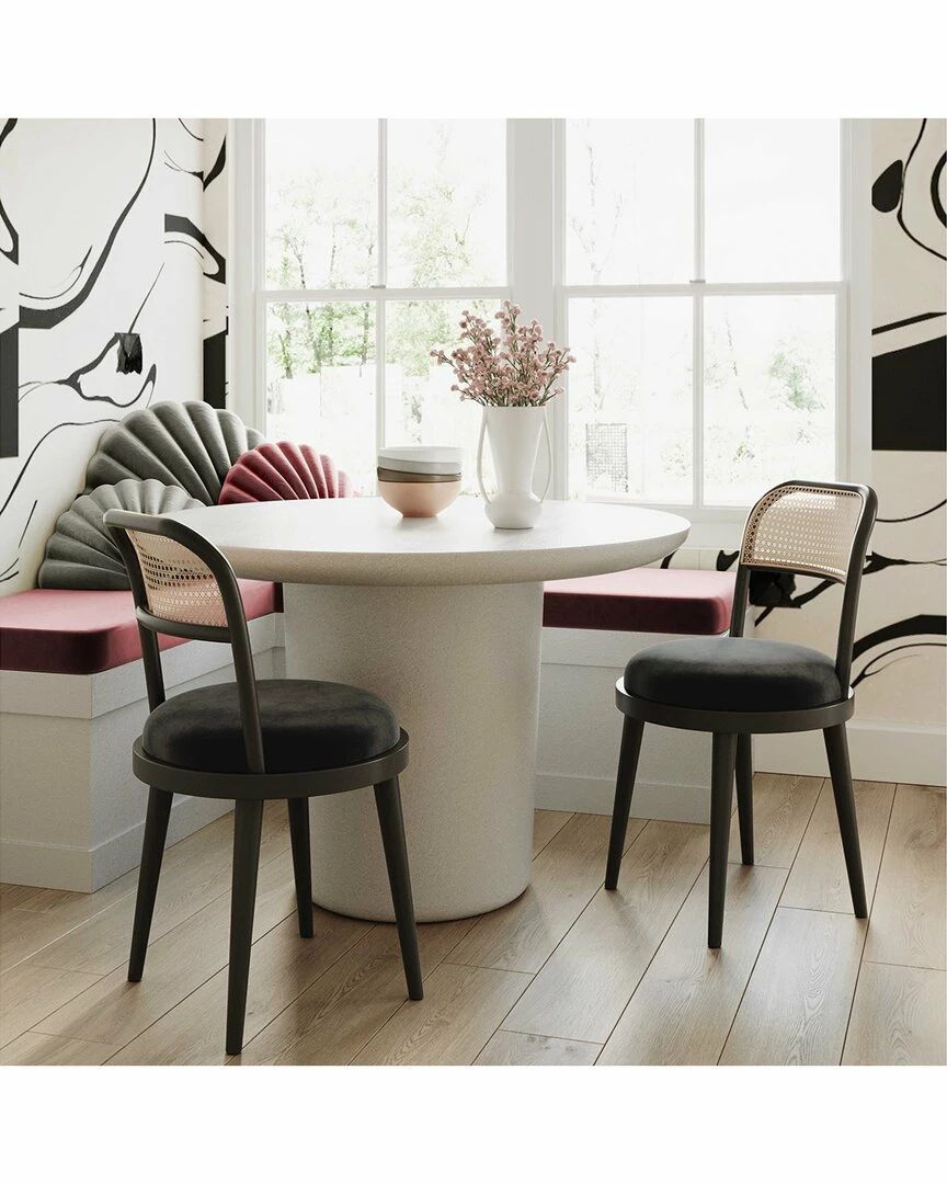 TOV Brava Cane Dining Chair Home Dining Chairs & Stools 2 TOV Brava Cane Dining Chair Home Dining Chairs & Stools - Image 2