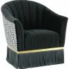 TOV Furniture Enid Swivel Chair Home Accent Chairs