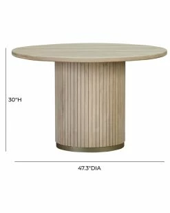 TOV Furniture Chelsea Round Dining Table Home Dining Tables -TOV Shop 3050185574 RLLZ 3