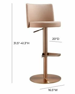 TOV Loosha Adjustable Stool Home Dining Chairs & Stools -TOV Shop 3050192454 RLLZ 3
