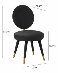 TOV Furniture Kylie Velvet Dining Chair Home Dining Chairs & Stools -TOV Shop 3050198574 RLLZ 3