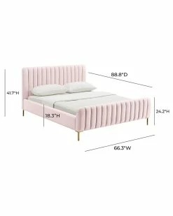 TOV Angela Velvet Bed Home Beds & Headboards 7 TOV Angela Velvet Bed Home Beds & Headboards -TOV Shop 3050210689 RLLZ 4
