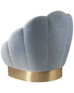 TOV Bloom Velvet Chair Home Accent Chairs -TOV Shop 3050214804 RLLZ 4