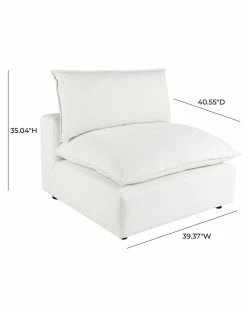 TOV Furniture Cali Armless Chair Home Accent Chairs -TOV Shop 3050223690 RLLZ 6