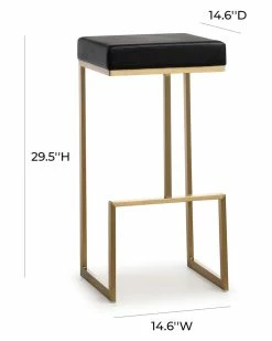 TOV Furniture Set Of 2 Ferra Bar Stools Home Dining Chairs & Stools -TOV Shop 3050227361 RLLZ 2