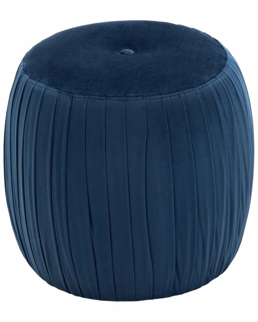 TOV Sommer Velvet Ottoman Home Ottomans & Poufs 1 TOV Sommer Velvet Ottoman Home Ottomans & Poufs