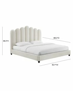 TOV Furniture Celine Velvet Bed Home Beds & Headboards -TOV Shop 3050265216 RLLZ 4
