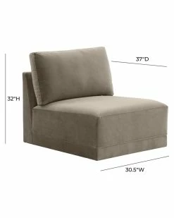 TOV Furniture Willow Armless Chair Home Accent Chairs -TOV Shop 3050272575 RLLZ 5