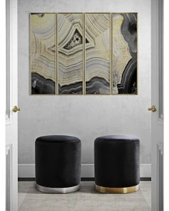 TOV Furniture Opal Velvet Ottoman Home Ottomans & Poufs -TOV Shop 3050284946 RLLZ 2