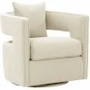 TOV Furniture Kennedy Swivel Chair Home Accent Chairs