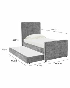 TOV Furniture Delilah Twin Trundle Home Beds & Headboards -TOV Shop 3050292040 RLLZ 5