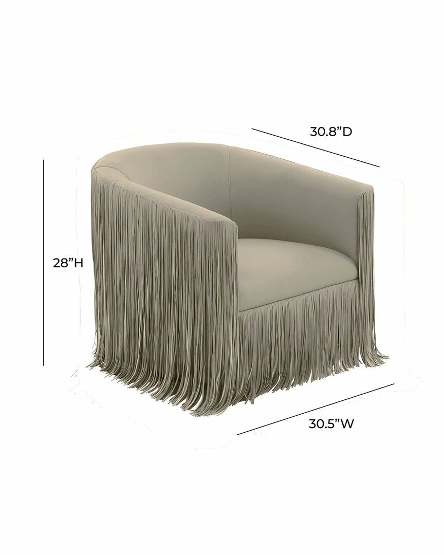 TOV Shag Me Swivel Chair Home Accent Chairs 5 TOV Shag Me Swivel Chair Home Accent Chairs - Image 5